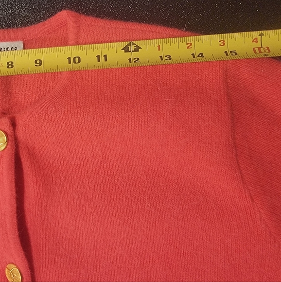 Qu'est-ce Que C'est 100% Argentine Cashmere Women's Pink Cardigan - Picture 8 of 12